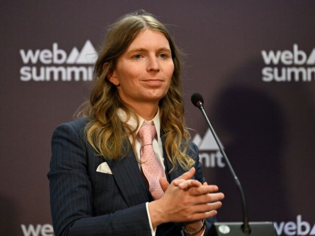 Nym Technologies Chief Security Officer Chelsea Manning at a press conference held with Ny