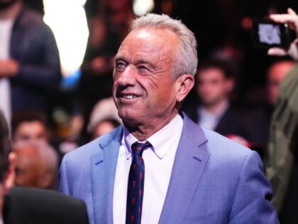 NEW YORK, NEW YORK - NOVEMBER 16: Politician Robert F. Kennedy Jr. looks on during the UFC