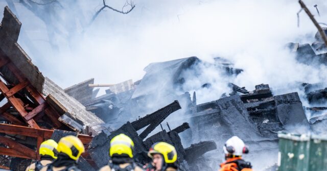 Large Explosion Collapses Building in The Hague, Multiple People Hospitalized