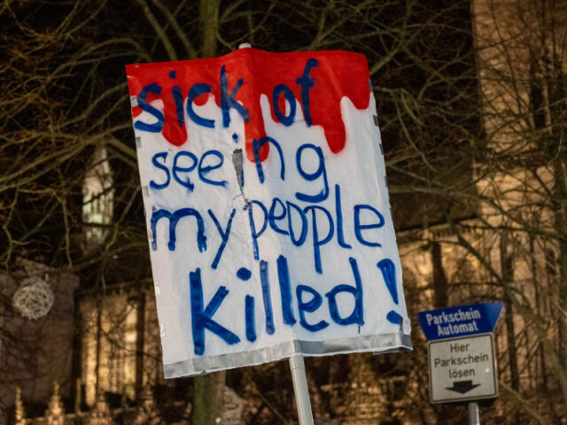 MAGDEBURG, GERMANY - DECEMBER 23: A banner held at the AfD's Memorial Event & Mou