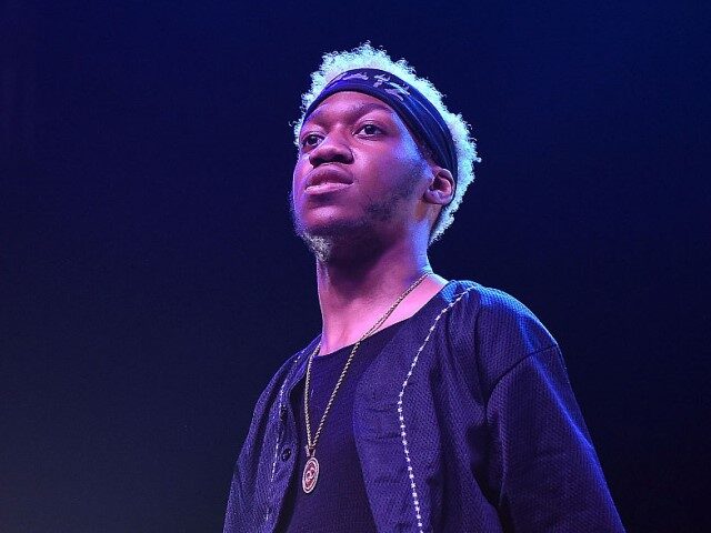 Rapper OG Maco performs onstage at 5th Annual Street Execs Christmas Concert at The Tabern