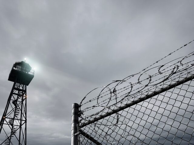 Guard Tower overlooking a fence