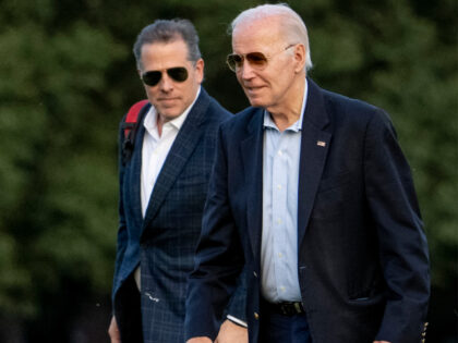 President Joe Biden, and his son Hunter Biden arrive at Fort McNair, Sunday, June 25, 2023