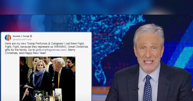 Jon Stewart Freaks over Trump's Hilarious Fragrance Ad Featuring 'Smiling' Jill Biden