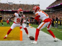 WATCH: Chiefs’ Xavier Worthy Penalized After Bizarre End Zone Celebration