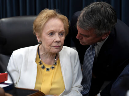 House Appropriations Committee Chair Kay Granger, R-Texas, arrives as the panel works on f