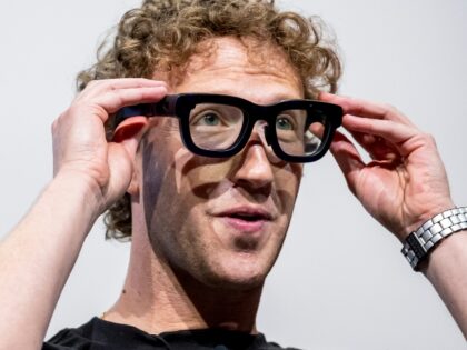 Mark Zuckerberg in his goofy glasses