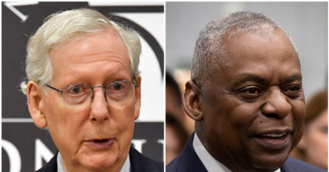 Sen. Mitch McConnell, DOD Sec. Lloyd Austin Win Reagan 'Peace Through Strength Award'