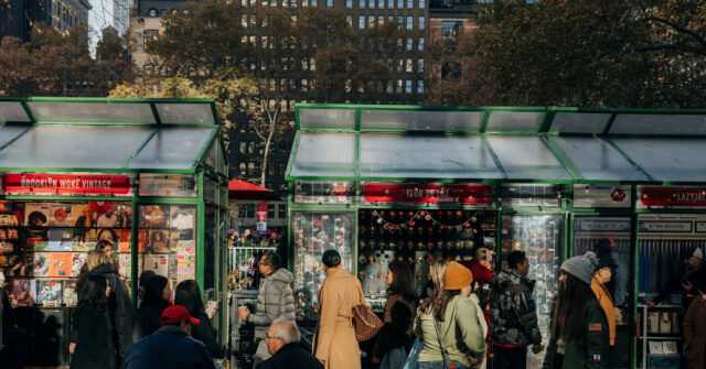 WATCH: Stall at NYC's Bryant Park Christmas Market Goes Up in Flames