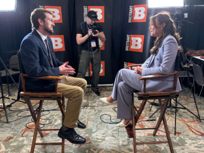 Breitbart News's Nick Gilbertson interviews Nicole Shanahan at Turning Point USA&#039