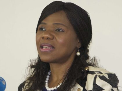 FILE - In this June 7, 2016 file photo, Public Protector Thuli Madonsela addresses journal