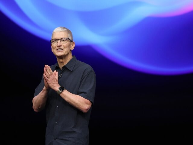 Tim Cook with hands together