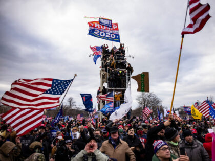 WASHINGTON, DC - JANUARY 06: Pro-Trump supporters storm the U.S. Capitol following a rally