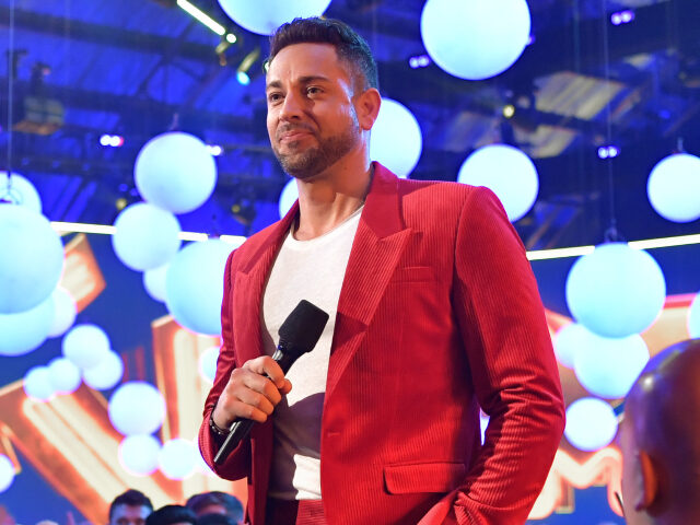 SANTA MONICA, CALIFORNIA - JUNE 15: Host Zachary Levi speaks onstage during the 2019 MTV M