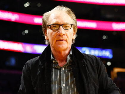 LOS ANGELES, CALIFORNIA - DECEMBER 02: Bill Maher attends a game between the Houston Rocke