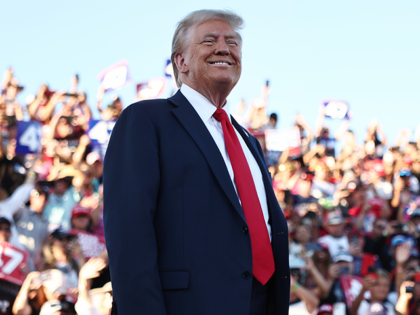 COACHELLA, CALIFORNIA - OCTOBER 12: Republican presidential nominee, former U.S. President