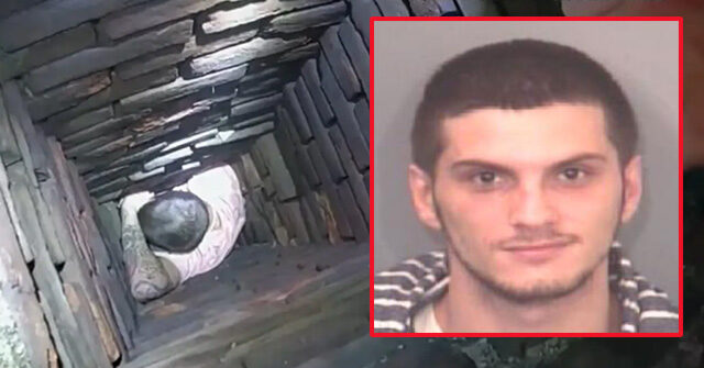 WATCH: MA Police Find Suspect on the 'Naughty List' Stuck in Chimney