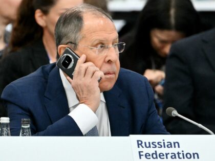 Russia's Foreign Minister Sergei Lavrov attends the plenary session of the 31st Organizati