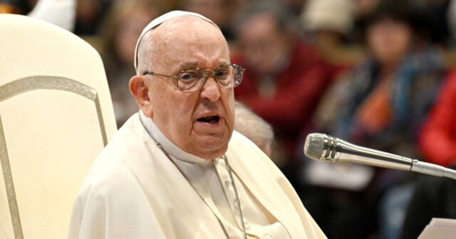 Pope Francis Alleges ‘Machine-Gunning’ of Children in Gaza: 'So Much Cruelty!'