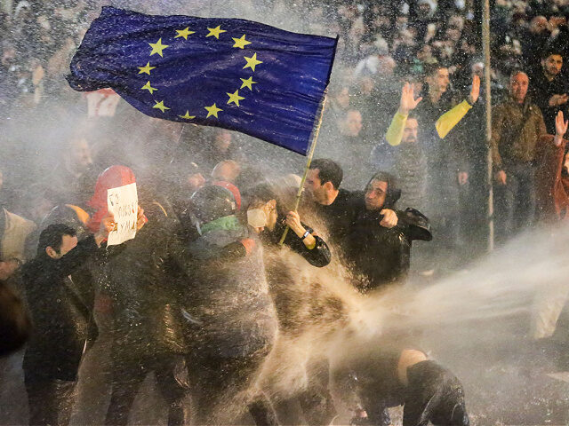 Violence in Tbilisi as Pro-European Union Protests Spread Across Georgia