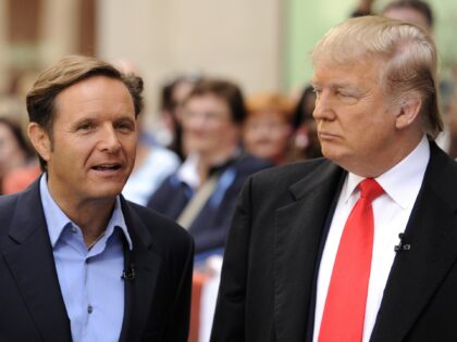 ODAY -- Pictured: (l-r) Mark Burnett and Donald Trump appear on NBC News' "Today" show --