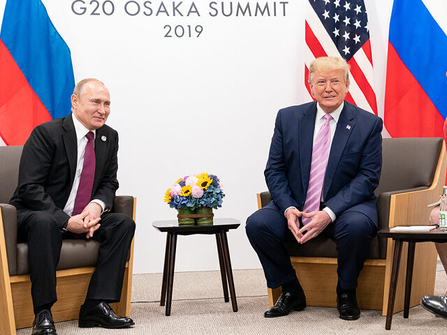 President Donald J. Trump participates in a bilateral meeting with the President of the Ru