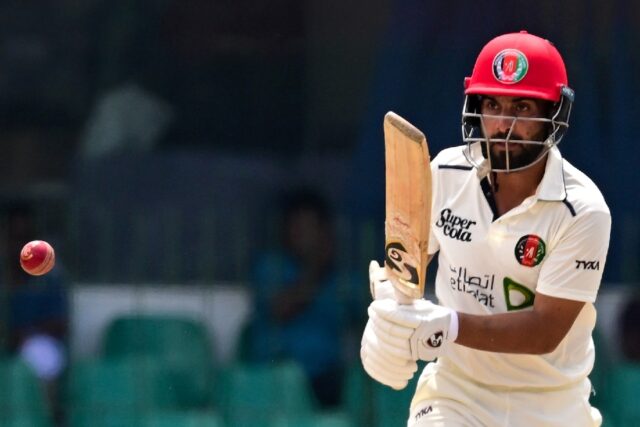 Afghanistan captain Hashmatullah Shahidi was 179 not out against Zimbabwe in Bulawayo.