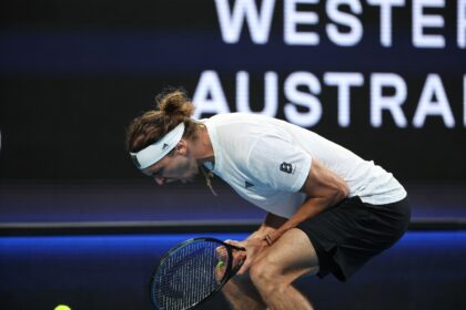 World number two Alexander Zverev pulled out of the United Cup with a bicep injury