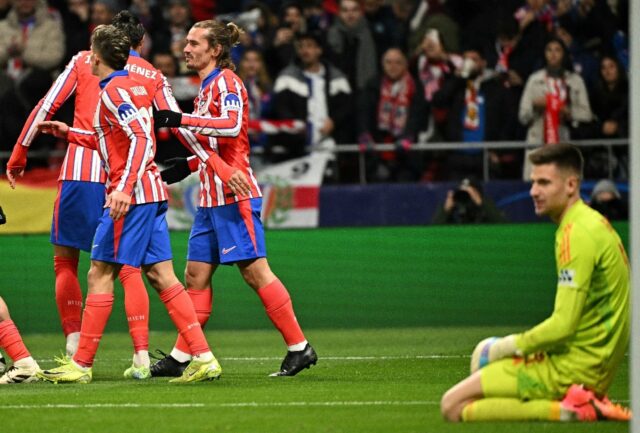 Atletico Madrid's Antoine Griezman is in fine form this season ahead of his return to Barc