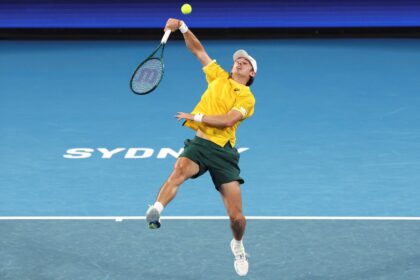 Australia's Alex de Minaur won his first match of the season at the United Cup