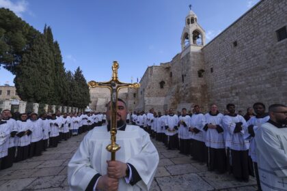 Bethlehem's municipality has opted for modest Christmas celebrations out of respect for Pa