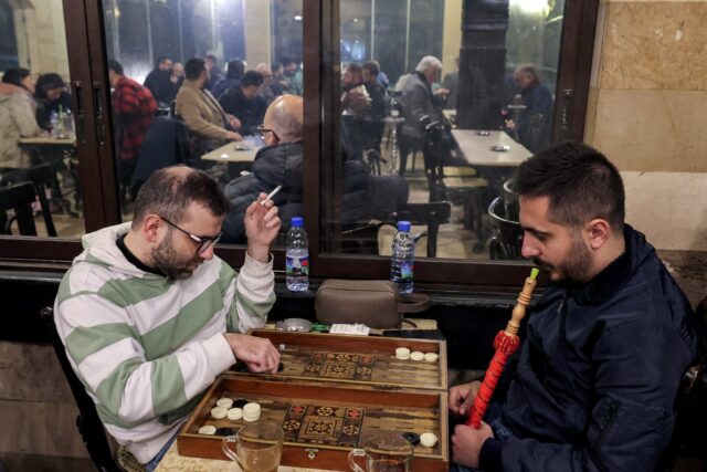 Cafes in Damascus are becoming hubs of political discussion after the fall of long-time pr