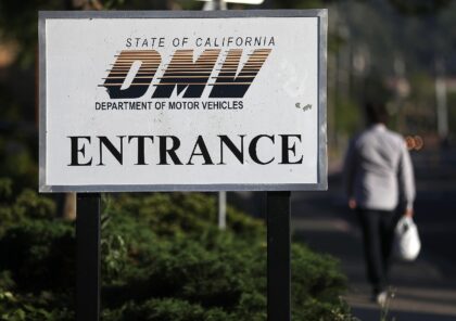 California's Department of Motor Vehicles (DMV) is responsible for licensing vehicles in t