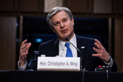 FBI Director Christopher Wray announced plans to resign in January