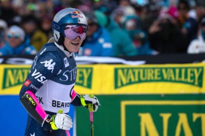 Lindsey Vonn served as a forerunner before last weekend's World Cup races in Beaver Creek