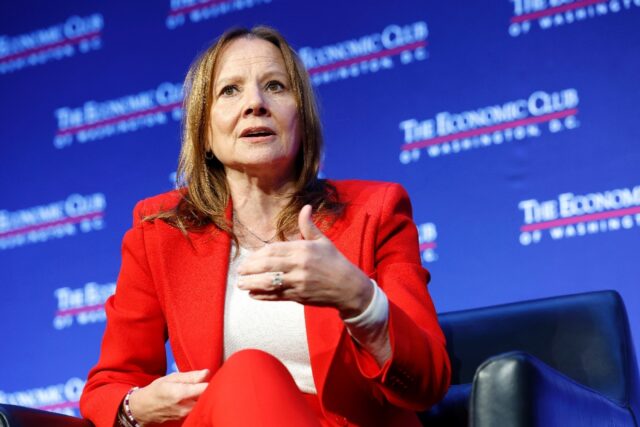 General Motors CEO Mary Barra said in October the company would stick it out in China but