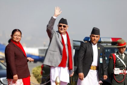 Nepal's Khadga Prasad Sharma Oli, who returned to power in July after two previous terms i