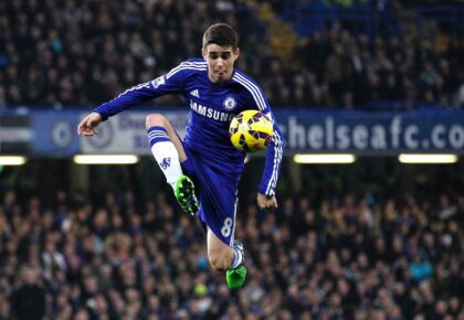 Oscar won two league titles with Chelsea