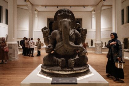 A statue of Hindu god Ganesha is one of hundreds of Indonesian artefacts so far returned b