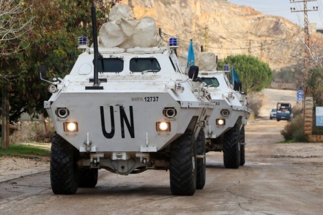 UN peacekeepers in Lebanon are intended to deploy alongside the Lebanese army as Israeli f