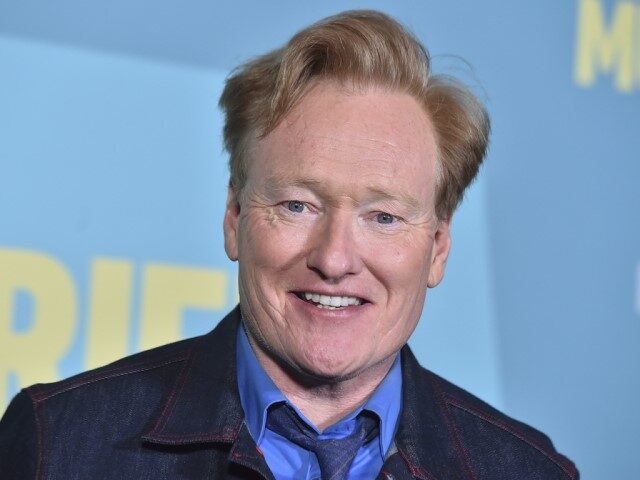 AP24108093831678 Conan O'Brien arrives at a photo call for "Conan O'Brien Must Go" on Tuesday, April 16, 20