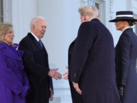 Watch — ‘Welcome Home’: Bidens Greet Trumps on Inauguration Day