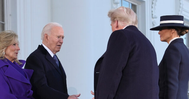 Watch -- 'Welcome Home': Bidens Greet Trumps on Inauguration Day