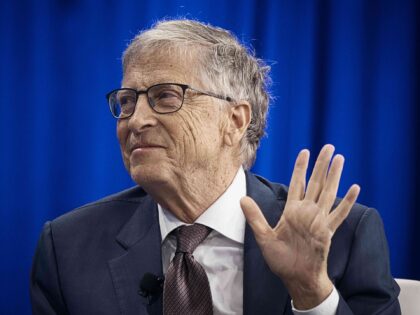 Former CEO of Microsoft, Bill Gates, speaks during the Clinton Global Initiative, on Tuesd