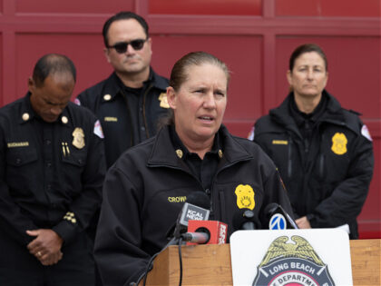 LONG BEACH, CA - DECEMBER 05: Los Angeles City Fire Department Chief Kristin Crowley said