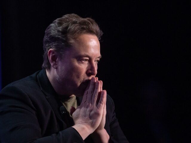 Elon Musk contemplates Tesla