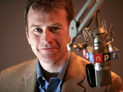 Steve Inskeep, the host of NPR's Morning Edition, is shown in the network's studios on Mar