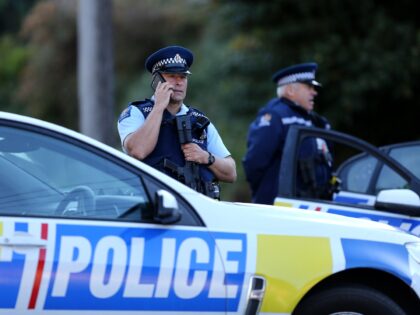 DUNEDIN, NEW ZEALAND - MARCH 16: Police investigate a property at Somerville Street on Mar