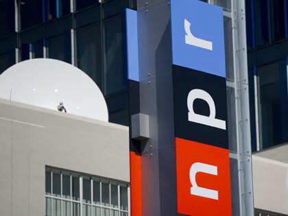 The headquarters for National Public Radio, or NPR, are seen in Washington, DC, September