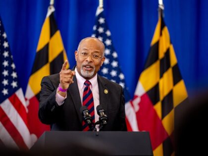 Deport - LANDOVER, MARYLAND - JUNE 7: Rep. Glenn Ivey (D-MD) speaks at a campaign event fo